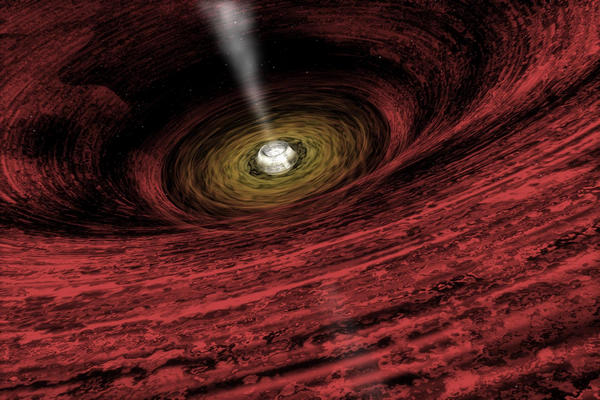 Black hole shreds star, sparking gamma ray flash