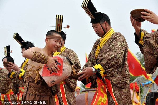 Ceremony held to thank the sea