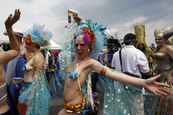 Mermaid Parade at Coney Island