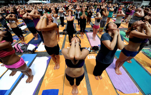 Yoga to welcome summer solstice
