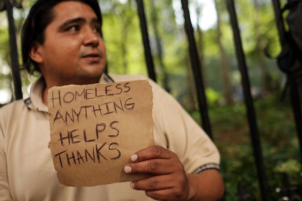 NY homeless increases to a record high since 2002
