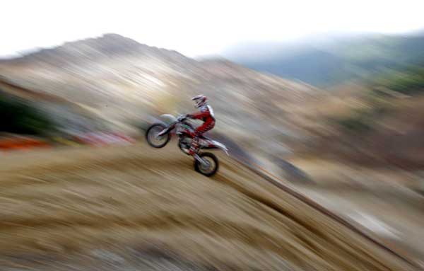 Rocket ride motocross race in Austria