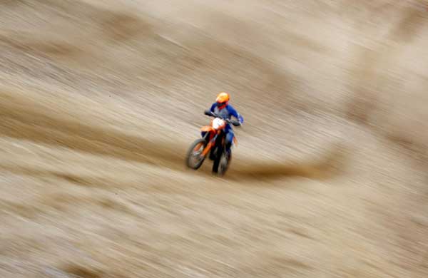 Rocket ride motocross race in Austria