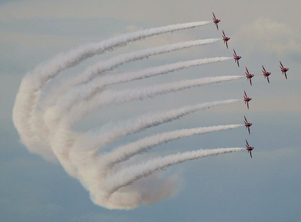 Aerobatic show