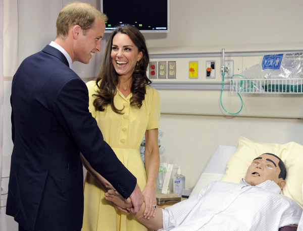 William and Kate arrive in Calgary