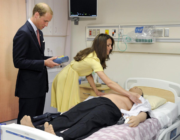William and Kate arrive in Calgary