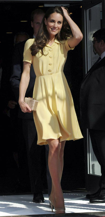 William and Kate arrive in Calgary