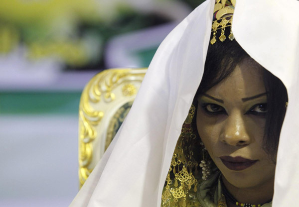 A mass wedding ceremony in Tripoli