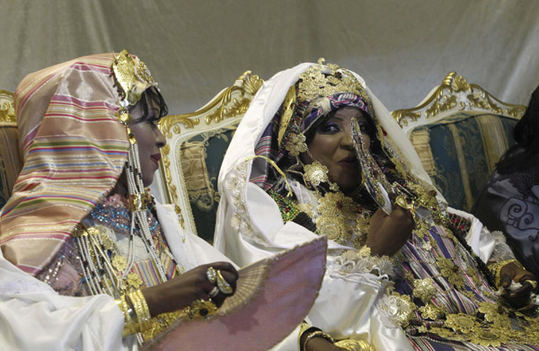 A mass wedding ceremony in