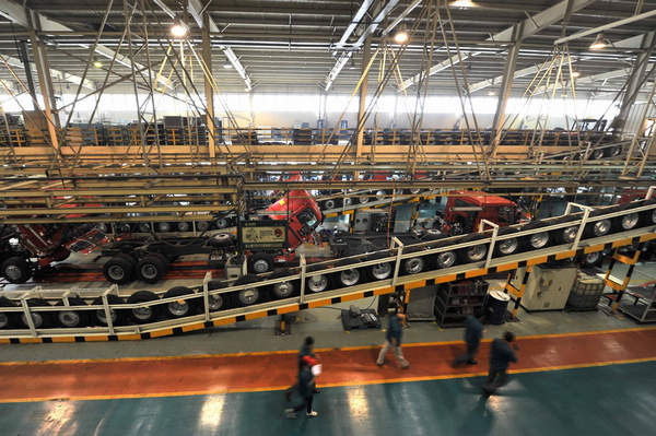 China doubles heavy truck exports