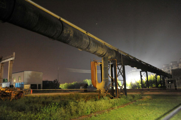 Gas leak at a steel mill in Guangxi