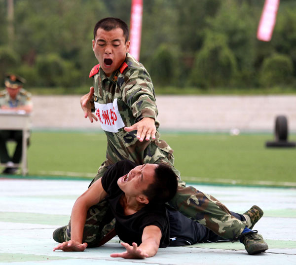 Guards battle like a ton of bricks