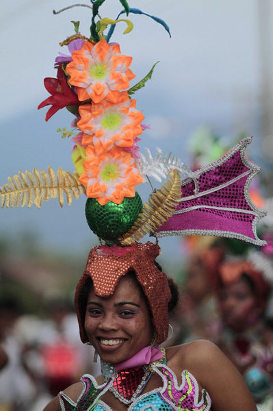 Carnival in honour of Virgin Asuncion held in Nicaragua