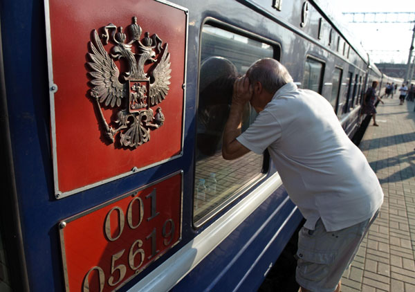 15-day train trip from Moscow to Beijing starts