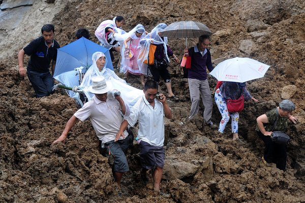 Storms spark landslides in SW China