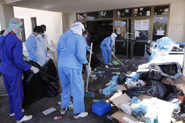 Horror scenes at Tripoli hospital