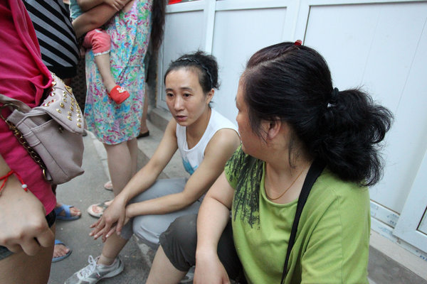 Market destroyed by fire in Beijing