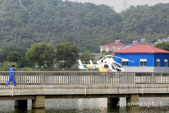 Rich village now boasts tourist helicopters