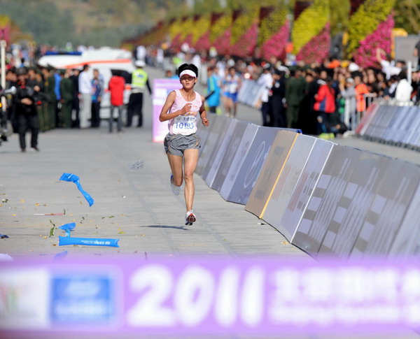 China's Wei the fastest female in Beijing Marathon