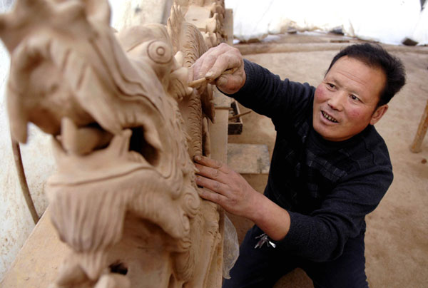 Building a future in ancient brick carving