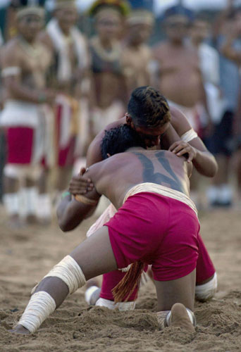 Native Brazilian competes in games