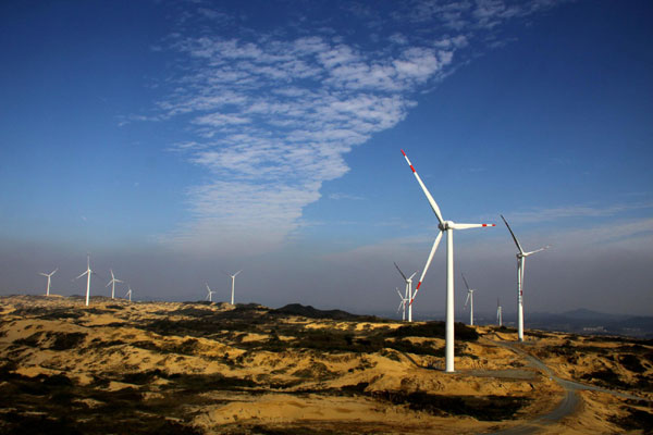 E China wind power plant to provide clean ener