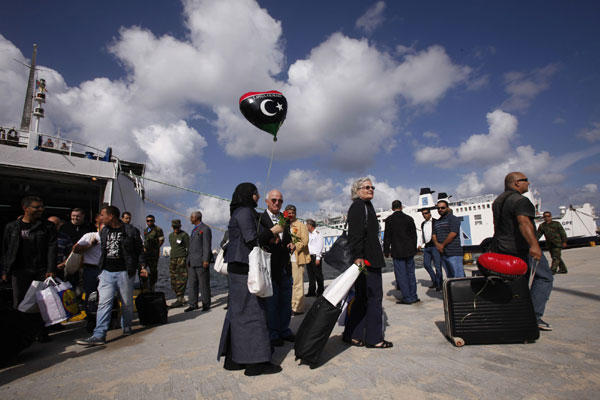 Tripoli sees first boat with travellers since Feb