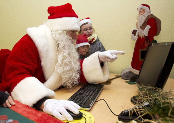 To hear from Santa Claus