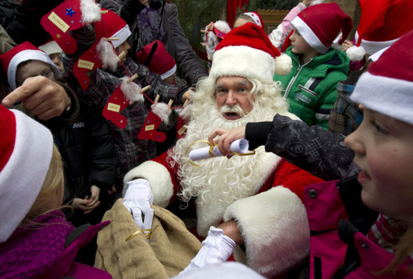 To hear from Santa Claus