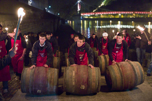 Annual wine feast in lyon