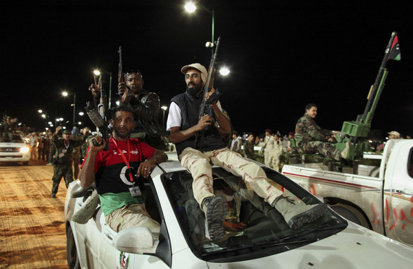 Military parade in Tripoli