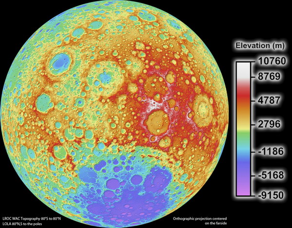 NASA releases high-resolution moon map