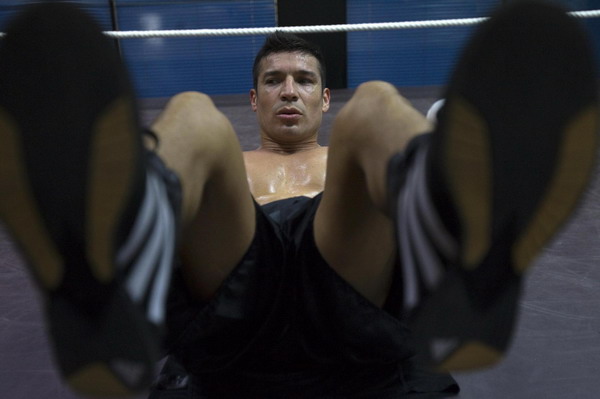 A peek into boxer Martinez's training day