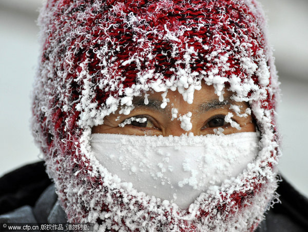 Temperatures plunge in N China