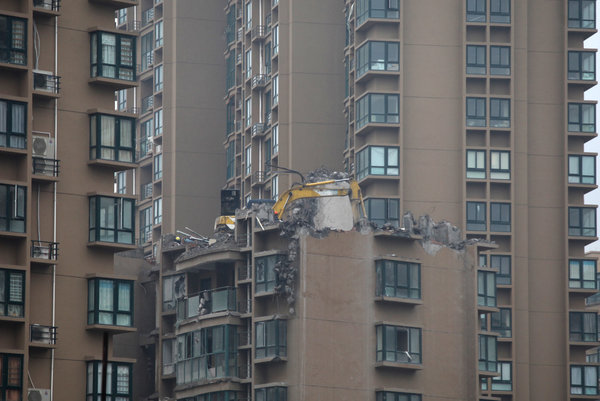 Rebuilding site in E China