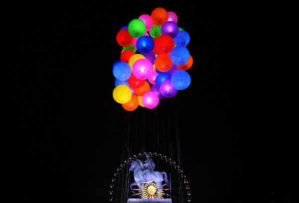 Festival of Lights marked in Lyon