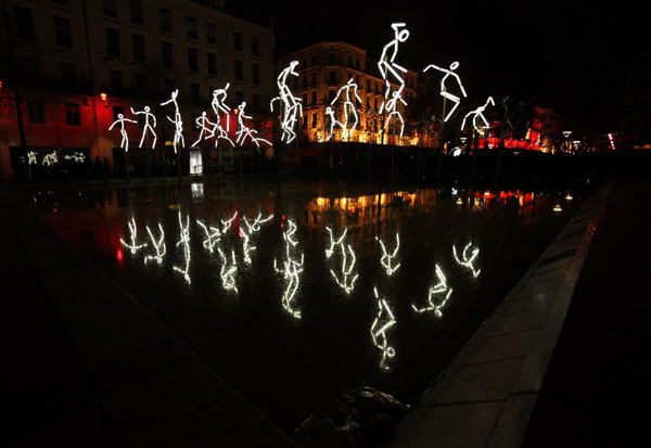Festival of Lights marked in Lyon