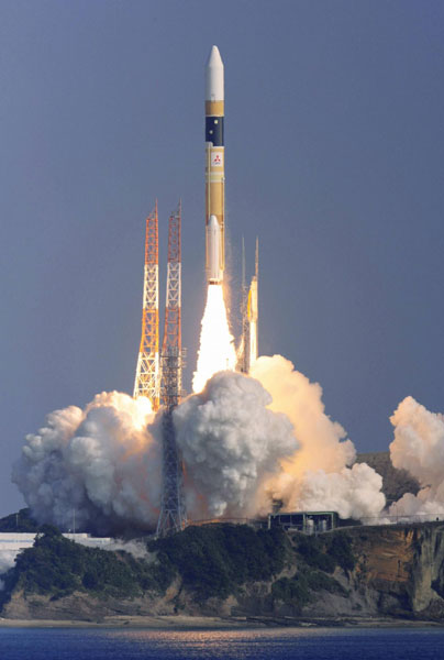 Japan's spy satellite blasts off