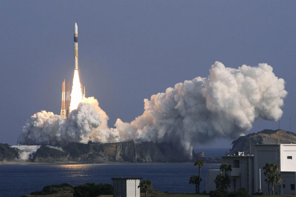 Japan's spy satellite blasts off