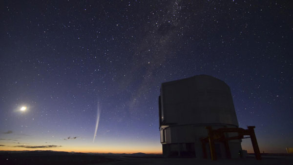 Comet Lovejoy observed in Chile