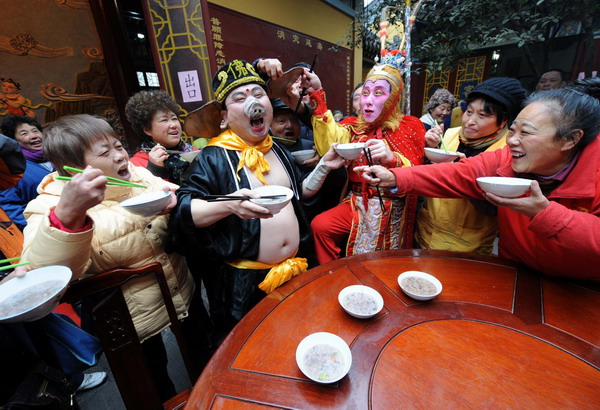 Laba Festival celebrated across China