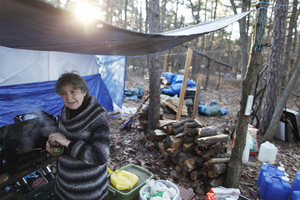Homeless community in New Jersey under pressure