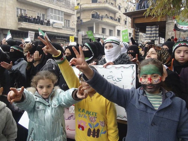 Anti-Assad protest erupts in Syria