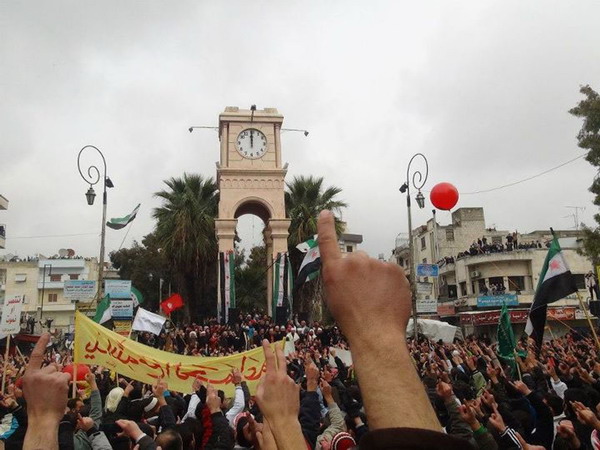 Anti-Assad protest erupts in Syria