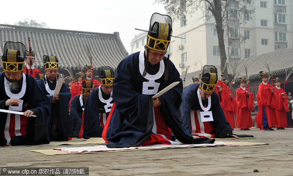 Confucius Spring memorial held
