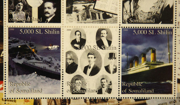 Commemorative Titanic stamps