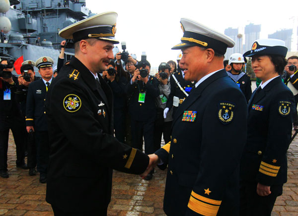 China-Russia joint sea drill