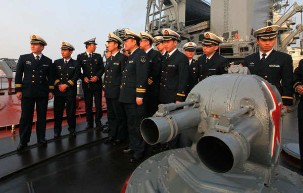 Chinese, Russian navy start six-day drills