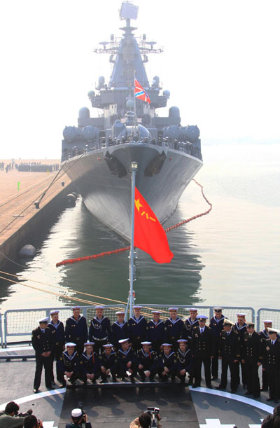 Chinese, Russian navy start six-day drills