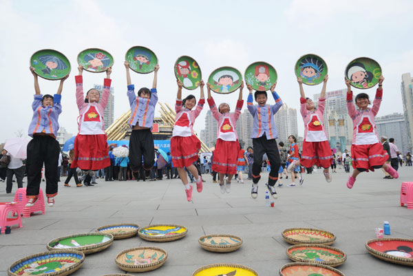 Miao people celebrate traditional festival